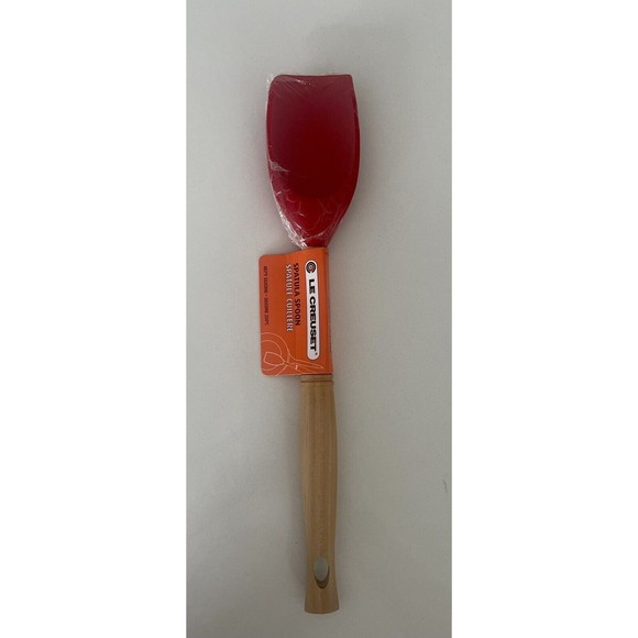 12.75” "Cerise" Revolution Spatula Spoon LE CREUSET  Silicone (Cherry Red) - Picture 1 of 2